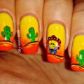 Bright spring nails