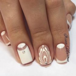 Moon French manicure photo