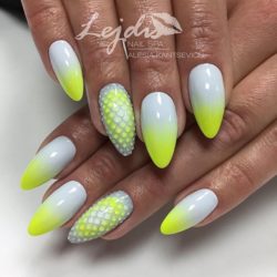 Summer french nails photo