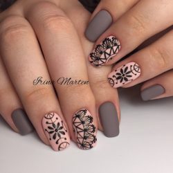 Pattern nails ideas photo