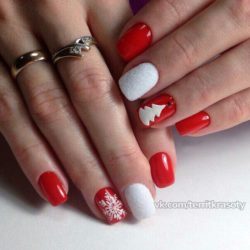 Nails with fir-tree photo