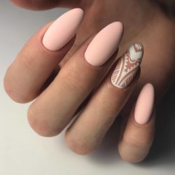 Beautiful delicate nails photo