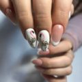 French patterned manicure