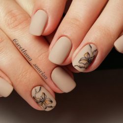 Painted nail designs photo