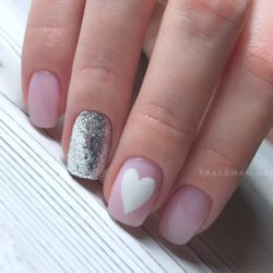 Heart nail designs photo