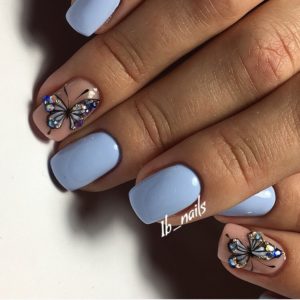 Butterfly nail art - The Best Images | BestArtNails.com
