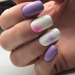 white and purple nails - The Best Images 