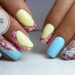 Butterfly nails ideas photo
