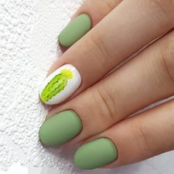Olive nails photo