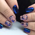 Beautiful blue nails