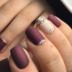 Nails with branch photo