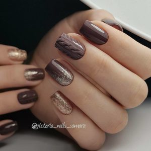 Brown nails - The Best Images | BestArtNails.com