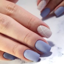 Ideas of matte nails photo