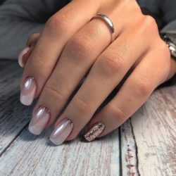 Ideas of plain nails photo