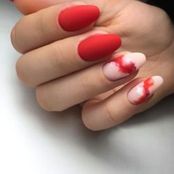 Spring oval nails photo