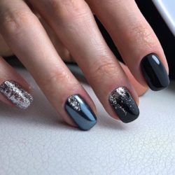 Winter nail art photo