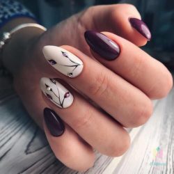 Beautiful delicate nails photo
