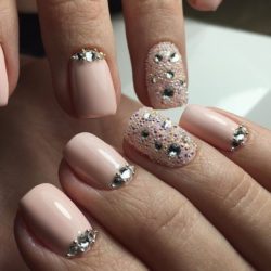 Two color spring nails photo