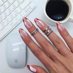French nails photo