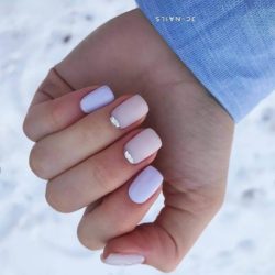 Trendy colorful nails photo