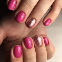 Pink manicure ideas photo
