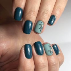 Two color nails - The Best Images 