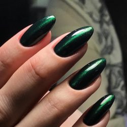Emerald nails ideas photo